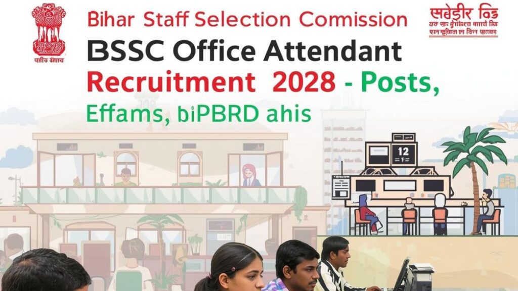 Bihar BSSC Office Attendant Recruitment 2025