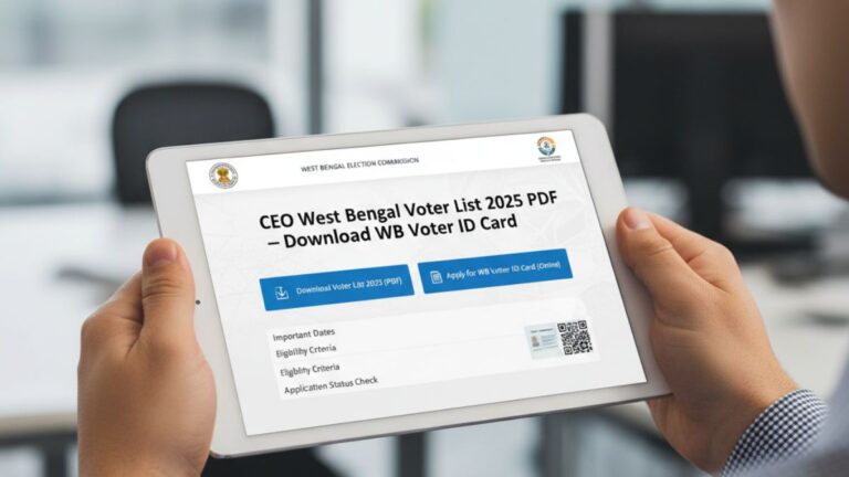 CEO West Bengal Voter List