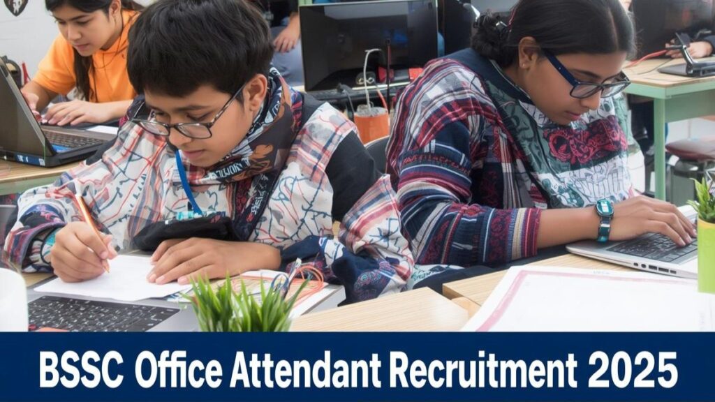 Bihar BSSC Office Attendant Recruitment 2025
